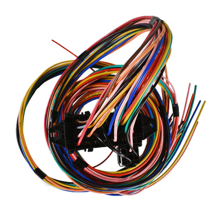 Findmall Universal Wiring Harness kit 14 Circuit Replacement for Muscle Car Hot Rod Street Rod XL