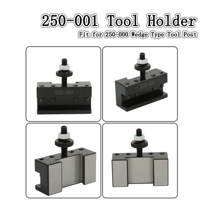 findmall 4Pcs OXA 1 Quick Change Turning & Facing Lathe Tool Post Holder 250-001 Tool Holder Fit for Lathe