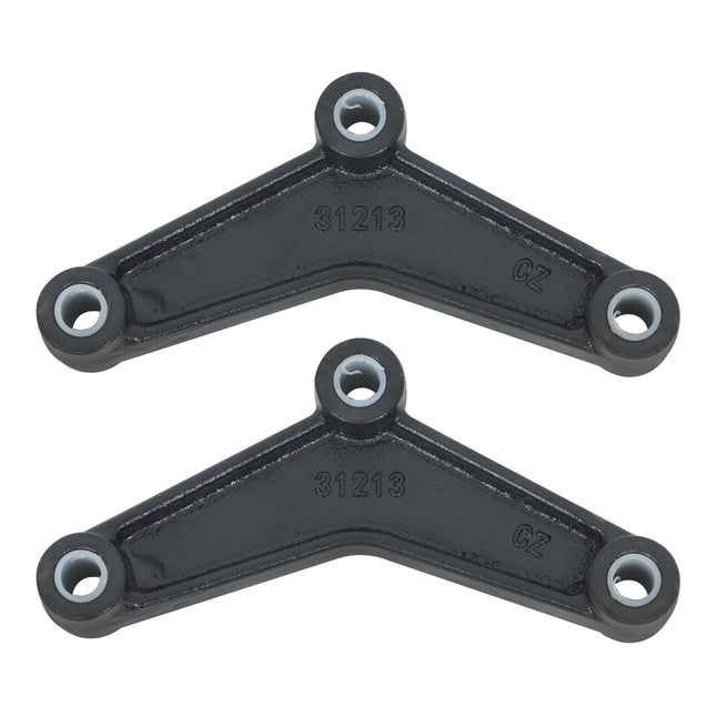 Findmall 4-Spring 3-Leaf Double-Eye Trailer Suspension Kit, 2,000 lb per Spring with Equalizers and U-Bolts