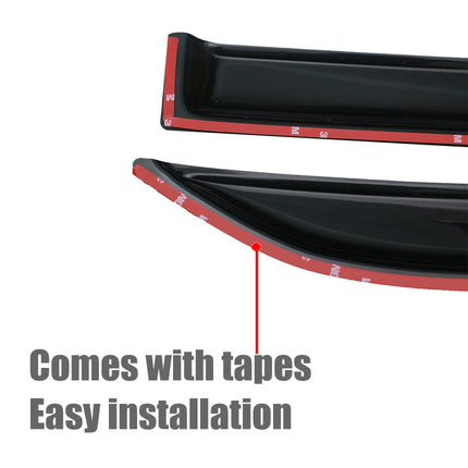 Findmall Side Window Visor Vent Rain Guard Deflector Replacement for 2006-2011 Honda Civic Sedan