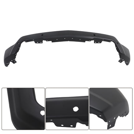 Findmall Black Steel Front Bumper Face Bar with Parking Sensor Holes Replacement for 2022-2024 Chevrolet Silverado 1500
