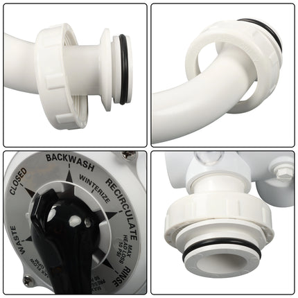 Findmall 261173 1-1/2-Inch Multi-Port Valve 1.5 Inch Threaded Ports