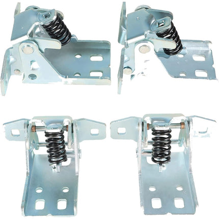 2PCS Door Hinge Upper Left Right Side Silver Replacement for 1994-2002 1500 2500 3500 55075956AC 55075957AC