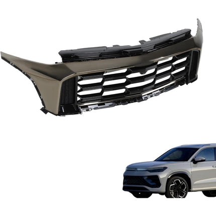 Findmall Chrome and Black Front Upper Bumper Grille Replacement for Equinox ACTIV 2025-2026 26530365