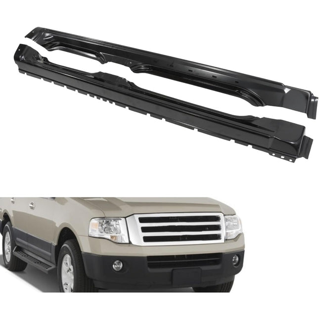 Findmall Rocker Panel Pair for 2003-2017 Ford Expedition, Black