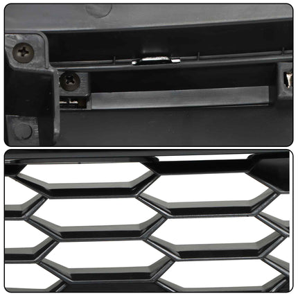 Findmall Front Bumper Grille Honeycomb Mesh Replacement for CRV 2015 2016