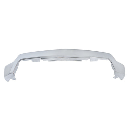 Findmall Chrome Steel Front Bumper Face Bar without Parking Sensor Holes Replacement for 2022-2023 Chevrolet Silverado 1500
