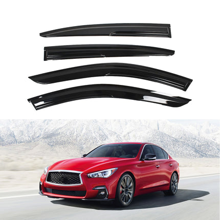 Findmall Window Visors Vent Rain Guard Shade Deflector Replacement for 2014-2020 Infiniti Q50