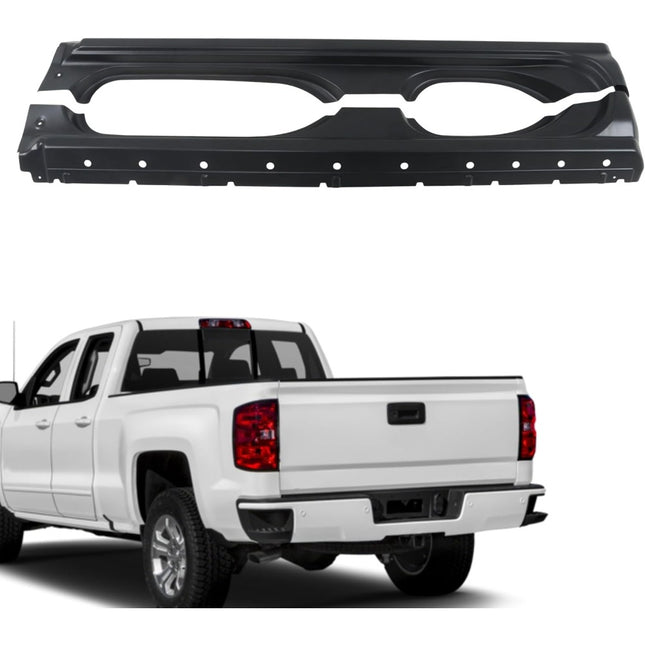 Findmall Rocker Panel Pair for 2014-2018 Chevrolet Silverado GMC Sierra Double Cab, Black