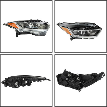 Findmall Headlight Assembly for 2019–2021 Honda HR-V Front Right Passenger Side, Replaces 33100-T7A-A31