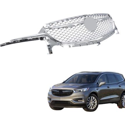 Findmall Chrome Front Upper Radiator Grille Replacement for Enclave 2018-2021 84739634
