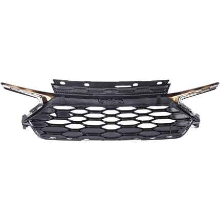 Findmall Electroplated Black Front Upper Bumper Grille Replacement for Trailblazer RS
