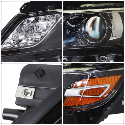 Findmall Driver Side and Passenger Side Headlights Assembly Halogen Replacement for Impala 2015-2020 Housing Black Lamp LH RH 2PCS 84178024 84178023