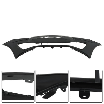 Findmall Primed Front Bumper Cover Replacement for 2012-2013 Kia Optima EX LX, KI1000161, 86511-4C000, 86611-D3000