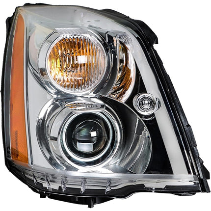 Findmall Passenger Side Headlights Assembly HID Replacement for DTS 2008-2011 Housing Chrome Lamp RH 1PC 20861481