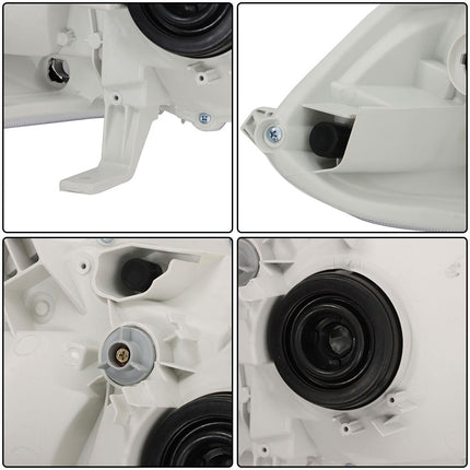 Findmall Headlight Assemblies for 2008–2010 Toyota Highlander Front Left and Right, Replaces 81130-48470 and 81170-48460