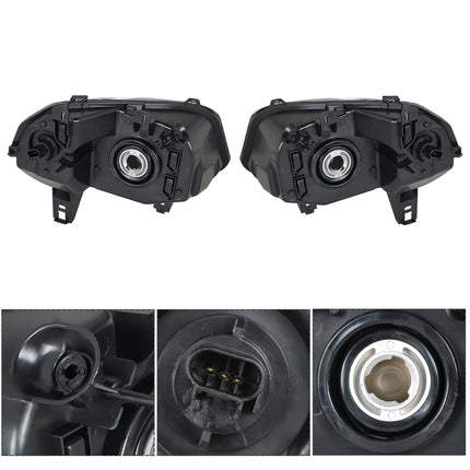 Findmall Headlights Assembly Halogen Replacement for HHR 2006-2011 Driver Side and Passenger Side GM2502262 GM2503262
