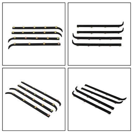 Findmall Window Sweep & Run Channel Weatherstrip Kit for 1987-1996 Ford F-Series, 6-Piece