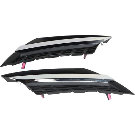 Findmall Left and Right Front Bumper Grille Set for 2013-2015 Toyota RAV4, Matte Black