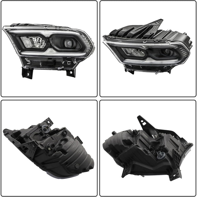 Findmall Headlight Assembly Replacement for Durango w/DRL Front LH