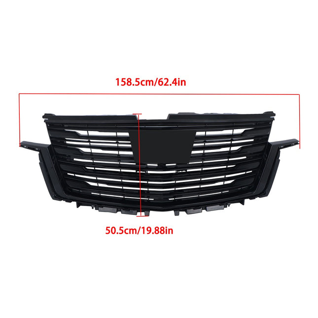 Findmall Glossy Black Front Upper Bumper Grille Replacement for Escalade and Escalade ESV 2021-2023