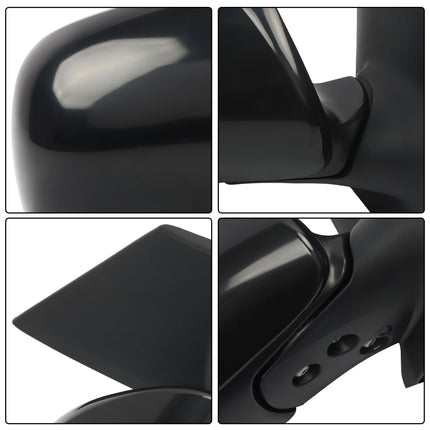 Findmall waltyotur Power Side View Mirror Replacement for Yaris Sedan 2007-2011 Replacement for TO1321231 3-Pin Connector Black Passenger Right Side
