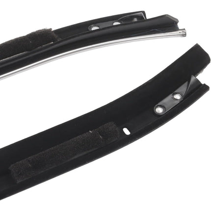Findmall Window Weatherstrip Kit for 1982-1987 Buick Regal, 4-Piece, Black & Chrome