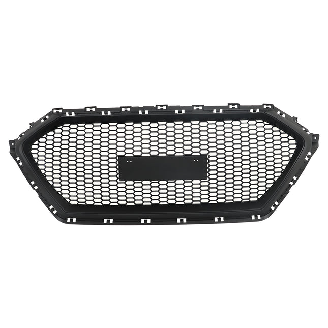 Findmall Black Honeycomb Mesh Front Grille Replacement for Elantra 2017-2018 (Excludes Sport Models)