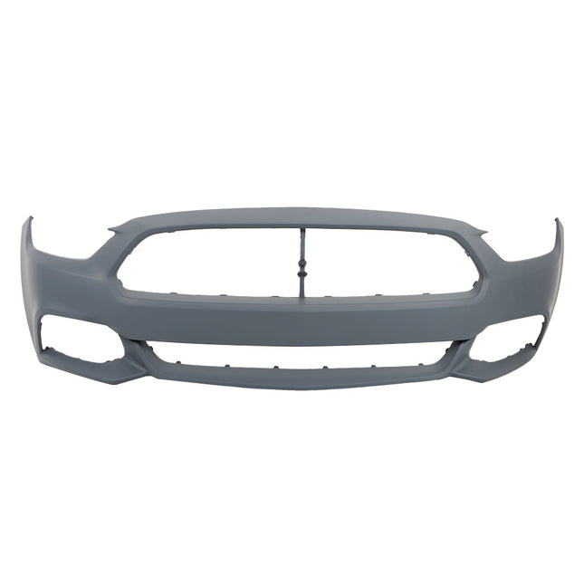 Findmall Primed Front Bumper Cover Replacement for 2015-2017 Ford Mustang EcoBoost GT V6 Coupe Convertible