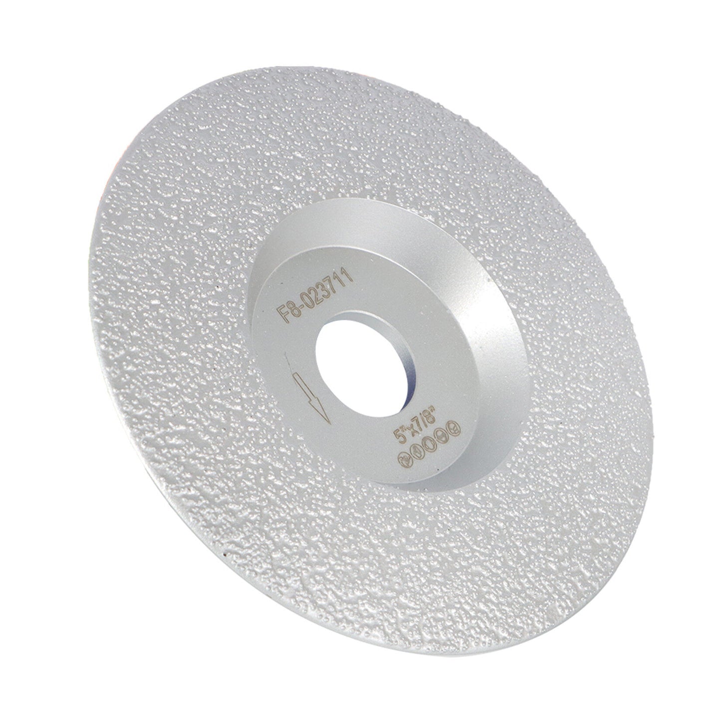 5 Inch Diamond Grinding Disc 5 x 7/8 Inch Fast Cutting Grinding Shaping Diamond Disc Fit for Granite Marble Iron Steel (1 Pcs)