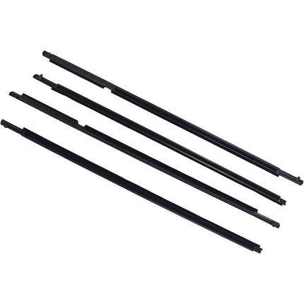 Findmall ABS Window Weatherstrip Molding Kit for 2008-2010 Toyota Highlander, 4-Piece
