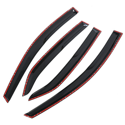 Findmall Smoke Tint Side Window Visor Vent Rain Guard Deflector Replacement for 2014-2017 Toyota Corolla