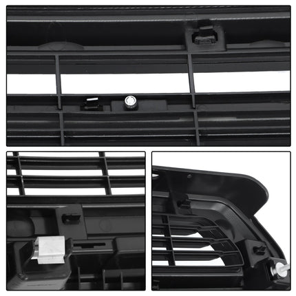 Findmall Front Grille Upper Glossy Black Mesh Style Replacement for F150 Limited 2018-2020