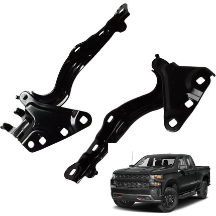 Findmall 2Pcs Hood Hinge Replacement for 2019-2021 Silverado 1500 2022 Silverado 1500 84500495 23388841 GM1236221 GM1236220