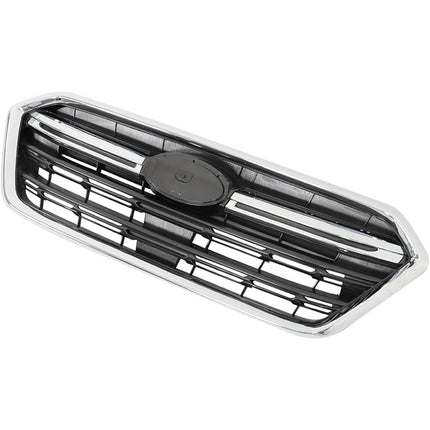 Findmall Front Grille for 2018-2019 Subaru Outback, Gray with Chrome Trim
