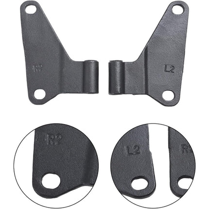 Findmall 16 PCS Door Hinges Set Black Steel Powder Coat Replacement for 2007-2018 Wrangler JK