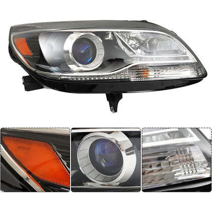 Findmall 1 Pc Headlight Assembly Right Side Replacement for 2013-2015 Malibu/ 2016 Malibu Limited Headlamp RH GM2503400