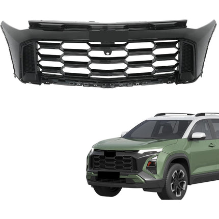 Findmall Glossy Black Front Upper Bumper Grille Replacement for Equinox ACTIV 2025-2026