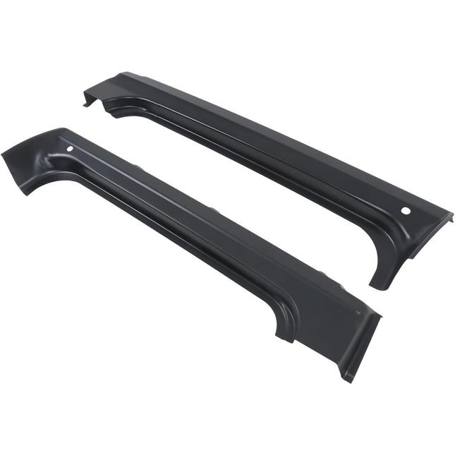 Findmall Outer Rocker Panel Pair for 2007-2013 Chevrolet Silverado GMC Sierra Standard Cab, Black