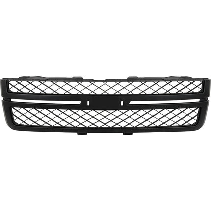 Findmall Matte Black Front Bumper Grille Replacement for Silverado 2500HD and 3500HD 2011-2014 20966058 GM1200639