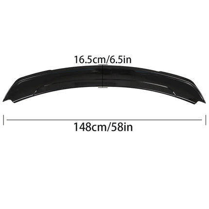 Findmall Painted Glossy Black Rear Trunk Spoiler Wing Replacement for 2015-2021 Mustang Coupe Models Track Pack Style