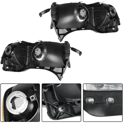 Findmall Headlights Assembly Replacement for 1500 1994-2002 CH2503101 LH RH