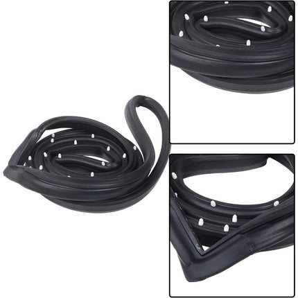 Findmall Rubber Door Weatherstrip Seal Kit for Oldsmobile 88 & GM Sedans, 4-Piece