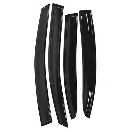 Findmall Black Side Window Visor Vent Rain Guard Deflector Replacement for 2015-2019 Subaru WRX STI JDM Style