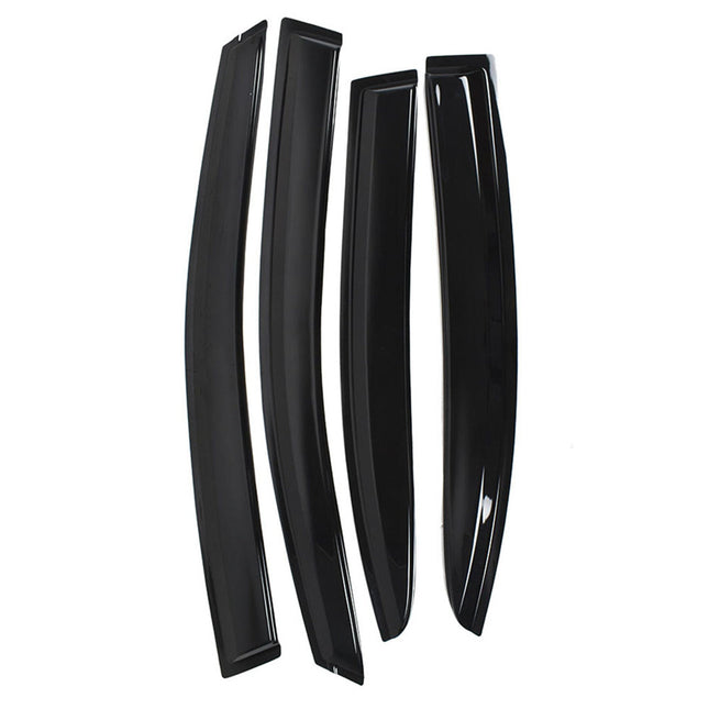 Findmall Black Side Window Visor Vent Rain Guard Deflector Replacement for 2015-2019 Subaru WRX STI JDM Style