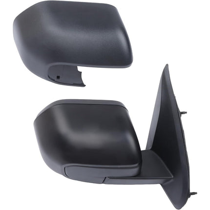 Findmall Power Heated Mirror Passenger Right Side Replacement for Maverick 2022-2024 Replacement for NZ6Z17682K Textured Black w/Blind Spot Detection Electric 5-Pin