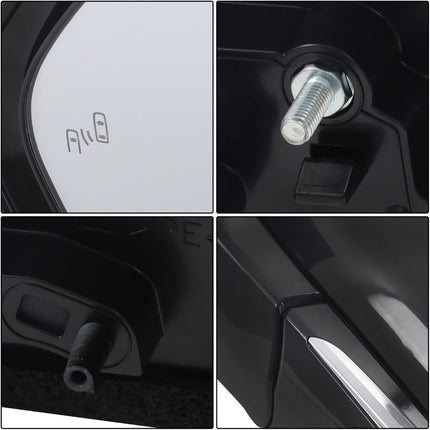 Findmall Side Mirror Assembly for 2016-2022 Prius, Driver Side, Power, Heated, Blind Spot, 6-Pin