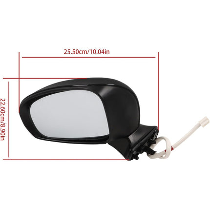 Findmall Side Mirror Assembly for 2012-2018 Prius V, Driver Side, Power, Heated, 5-Pin