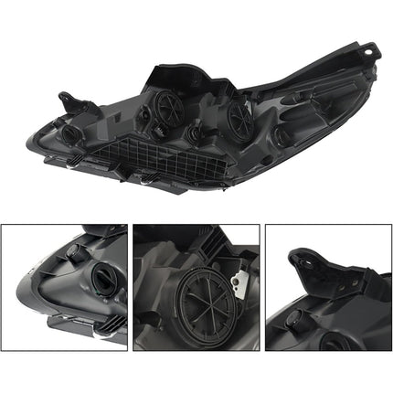 Findmall Headlight Assembly for 2015–2017 Hyundai Sonata Front Right Passenger Side, Replaces HY2503183