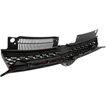 Findmall Front Grille for 2010-2014 Golf Mk6, Black with Red Trim